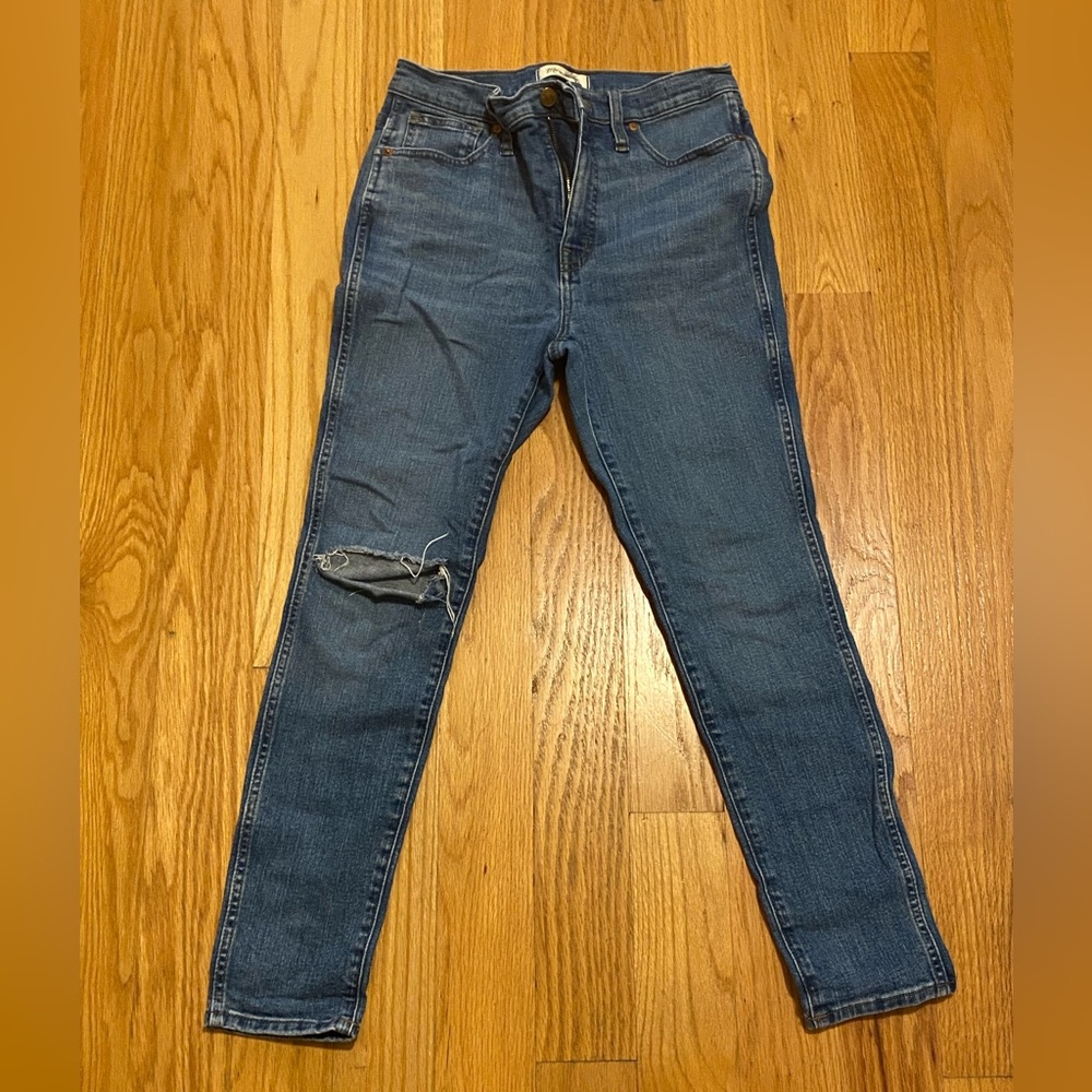 Madewell jeans - 10" high rise skinny jeans